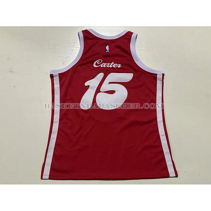 Maillot Memphis Grizzlies Vince Carter NO 15 Mitchell & Ness 2015-16 Rouge